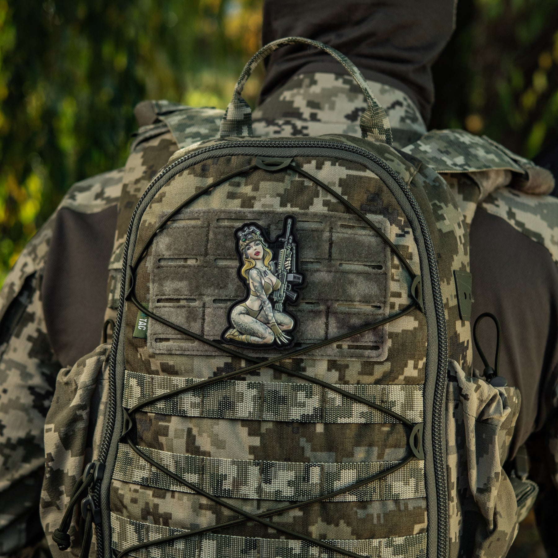M-Tac нашивка Tactical girl №5 PVC Skandinavik