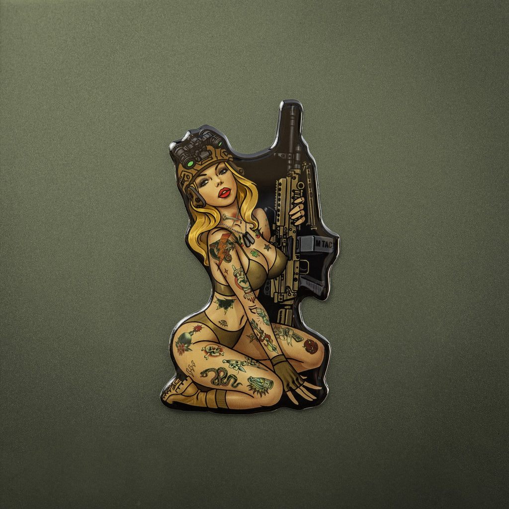M-Tac наклейка Tactical girl №5 Hooligan