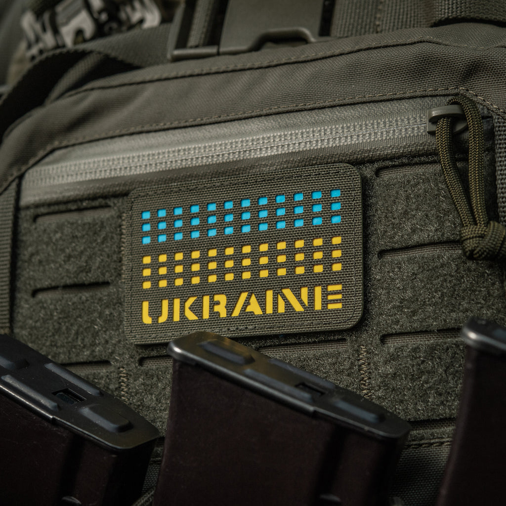 M-Tac нашивка Ukraine Laser Cut Ranger Green/Yellow/Blue/GID