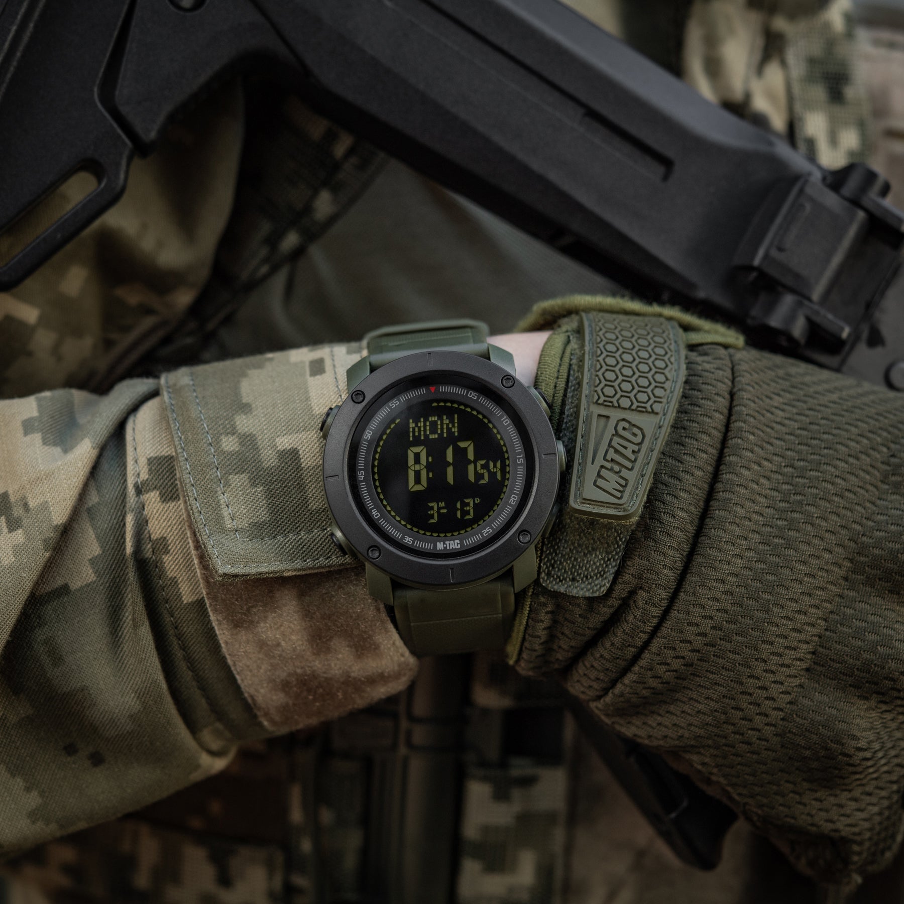 M-Tac годинник тактичний з компасом 2095 Army Green