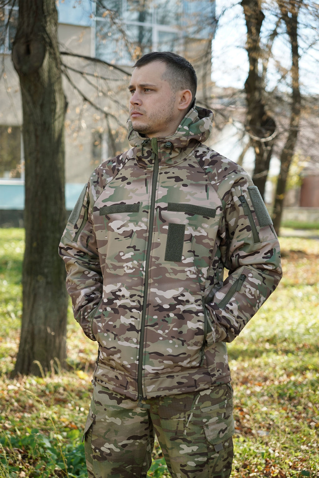 Куртка Windproof Softshell вітрозахисна, водостійка, фліс 320 г/м²