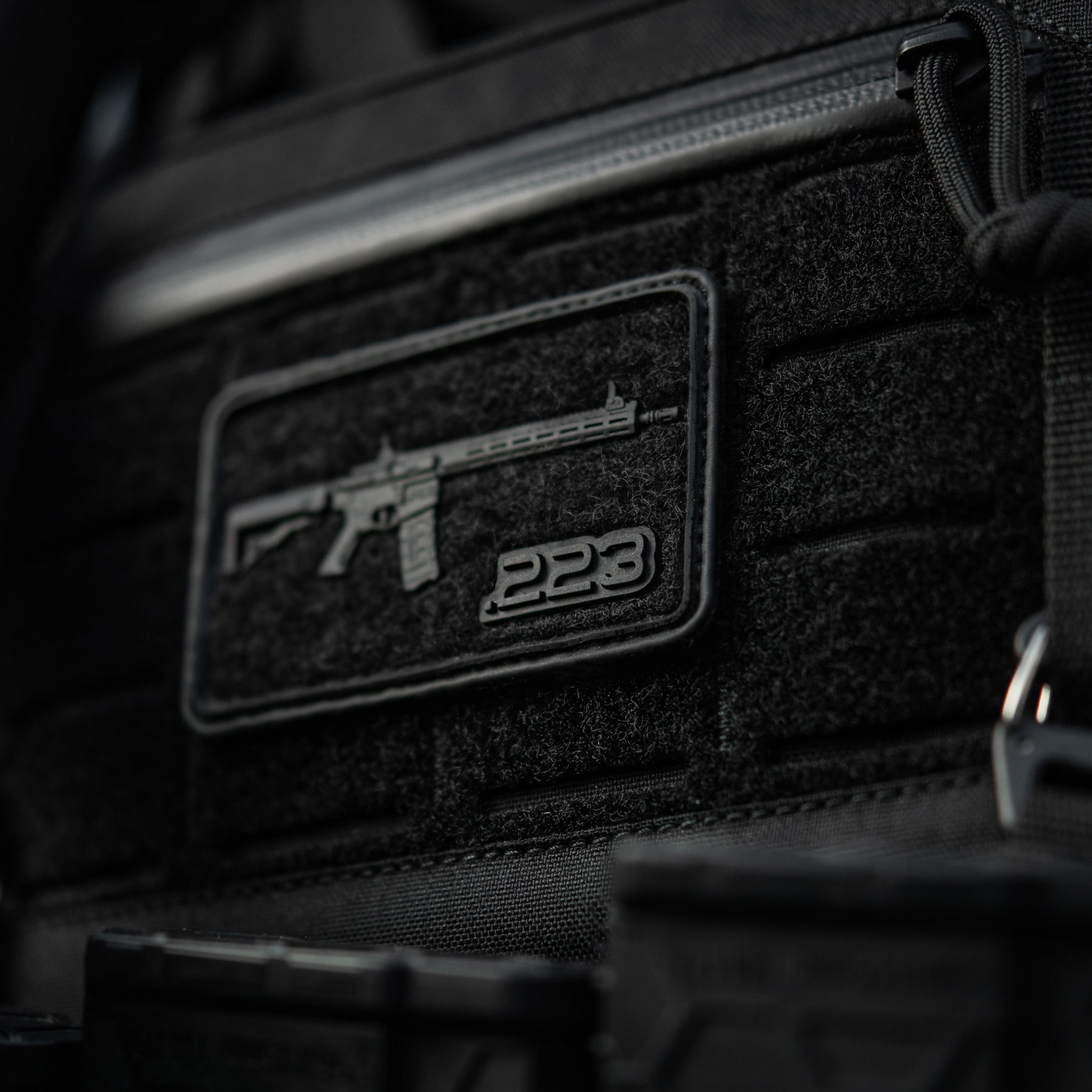 M-Tac нашивка AR-15 Velcro/PVC Black