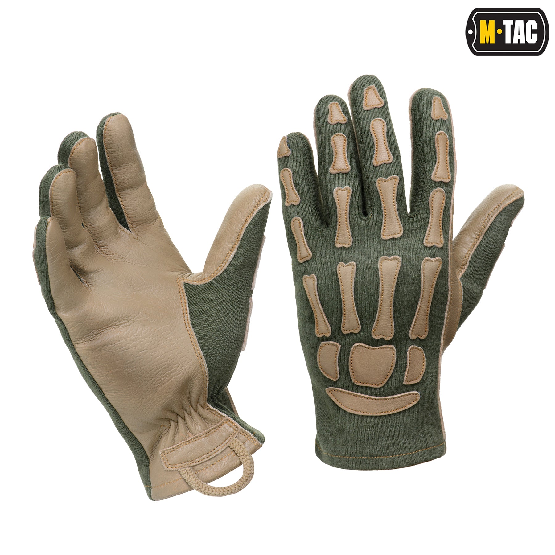 M-Tac рукавички Skeleton Olive/Coyote