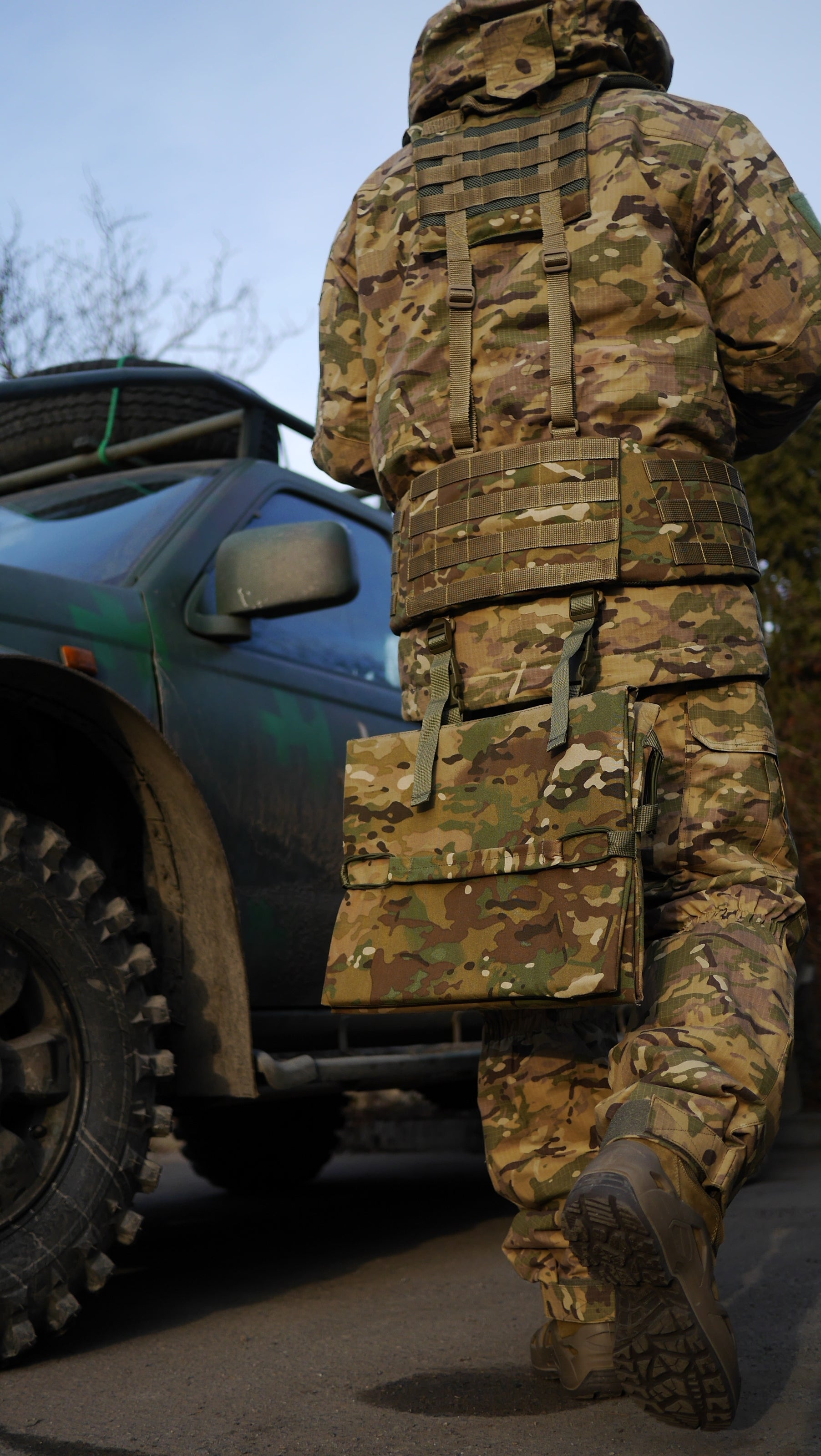 Трьохсекційни килимок (каремат) для сидіння мультика Cordura 1000D