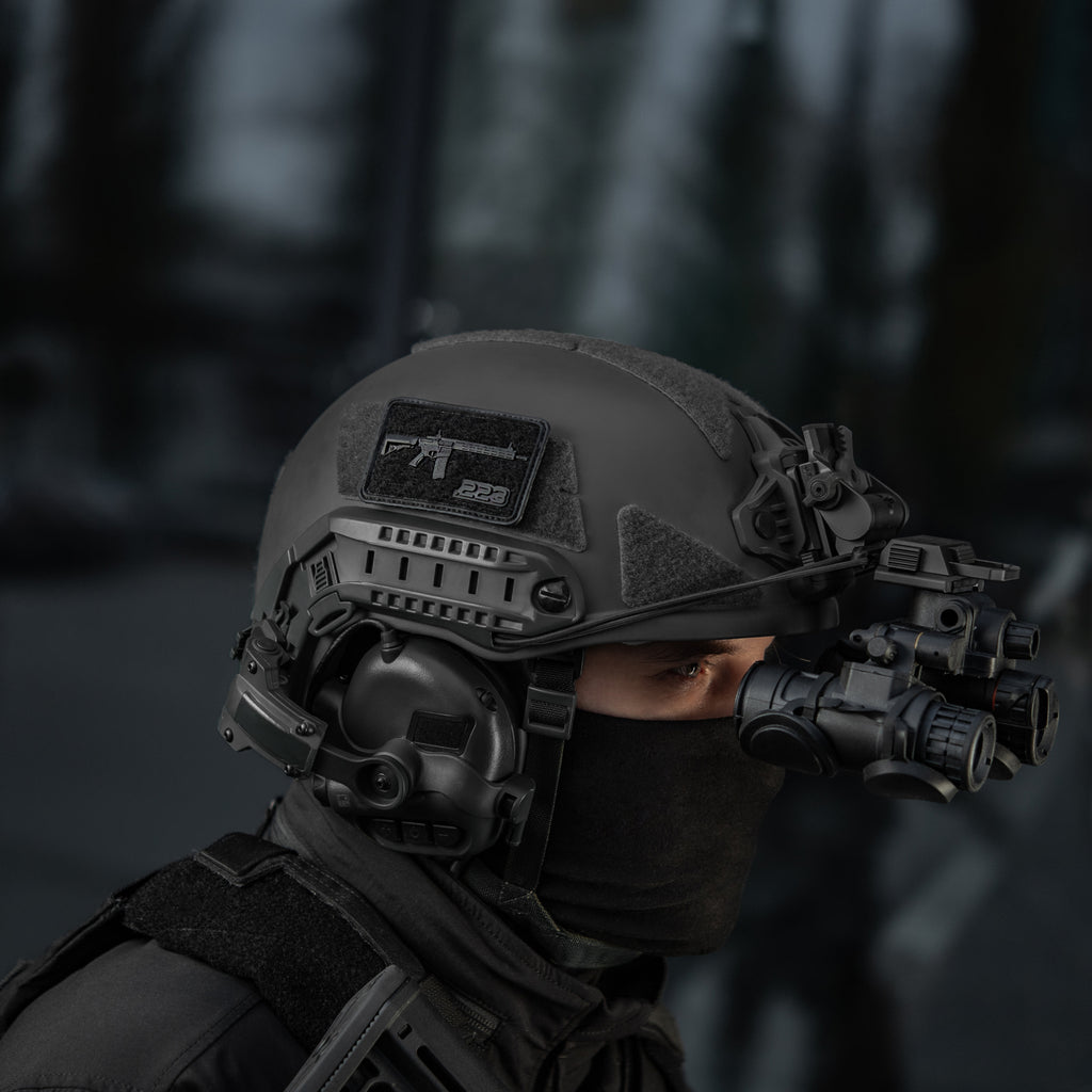 M-Tac нашивка AR-15 Velcro/PVC Black