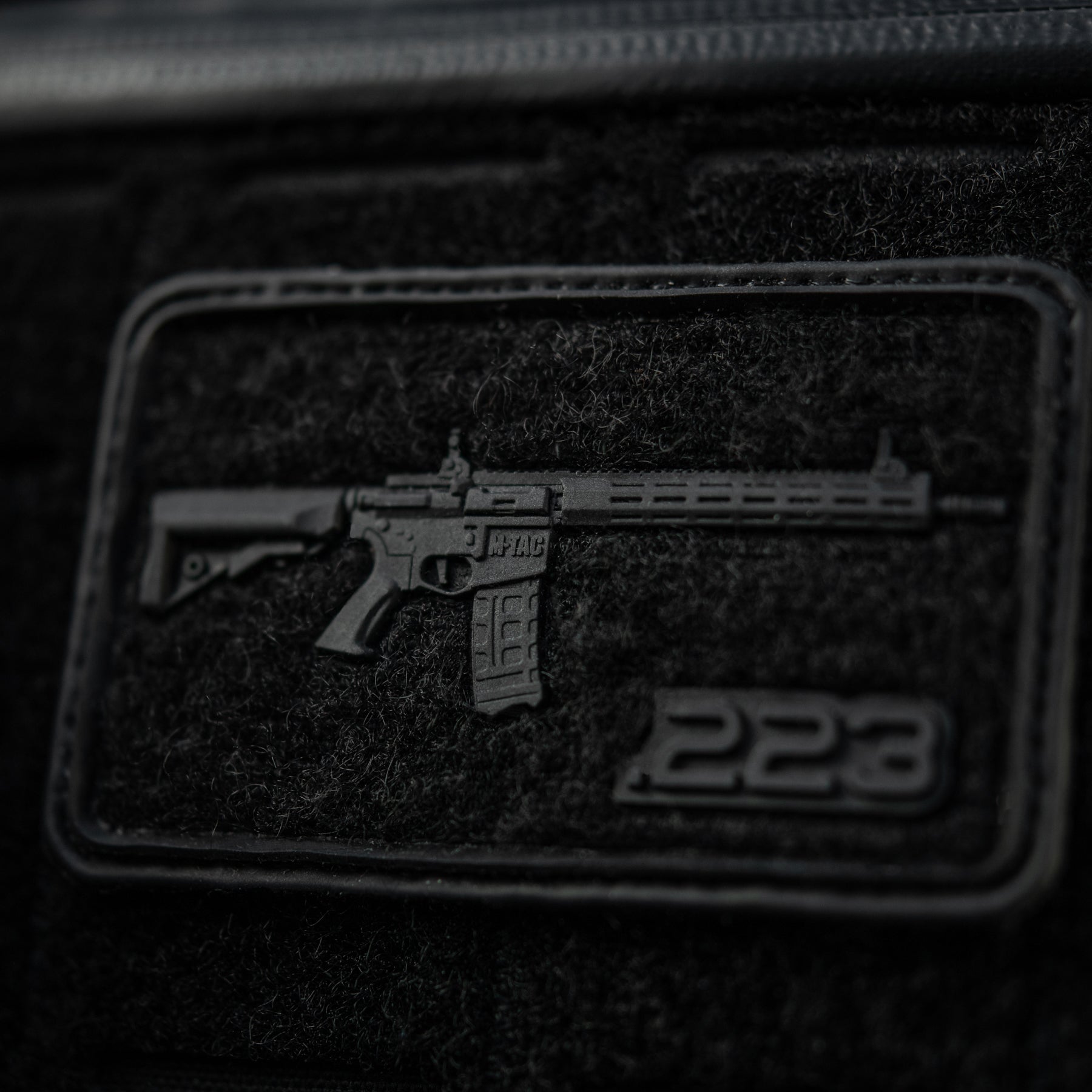 M-Tac нашивка AR-15 Velcro/PVC Black