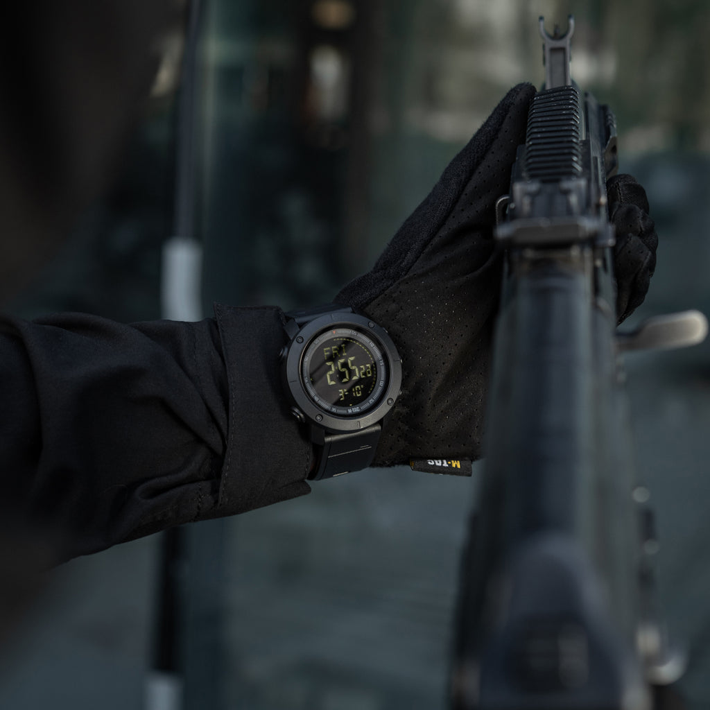 M-Tac годинник тактичний з компасом 2095 Black