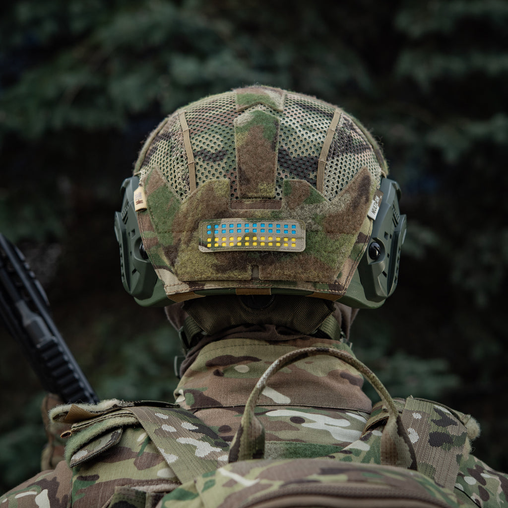 M-Tac нашивка прапор України 25х80 Laser Cut Multicam/Yellow/Blue/GID