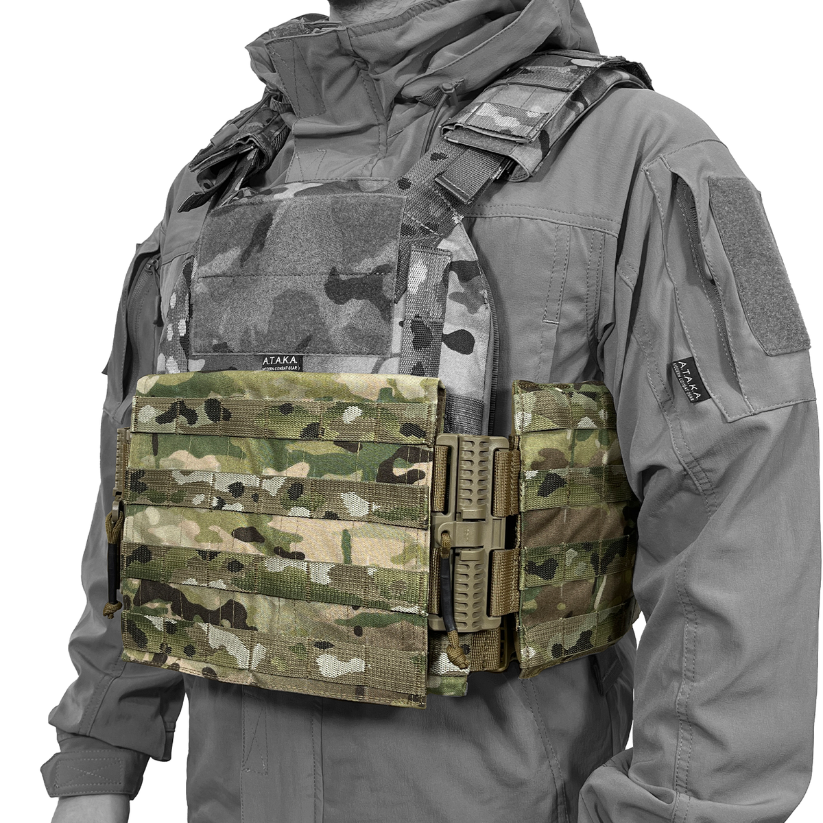 Камербанд ЛЮТИЙ під вставки 30х17 см SOF MULTICAM