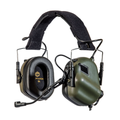 Активні захисні навушники Earmor M32 Plus (FG) Olive з гарнітурою