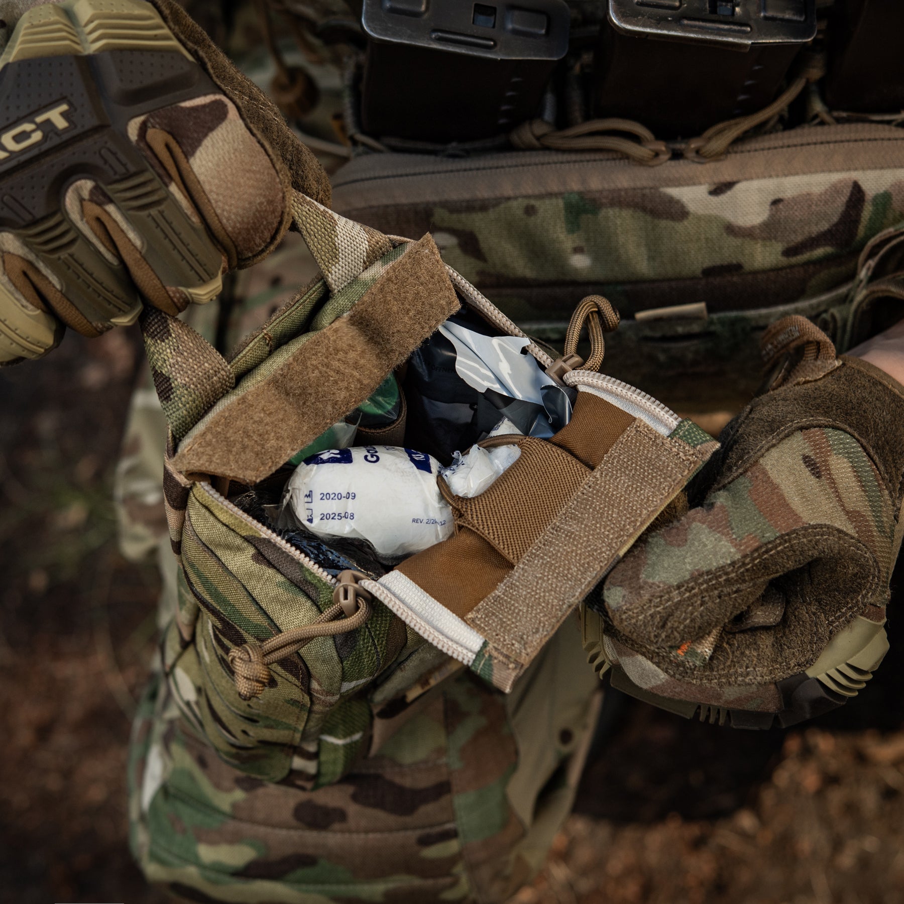 M-Tac підсумок медичний Elite Rip Off Gen.II Multicam