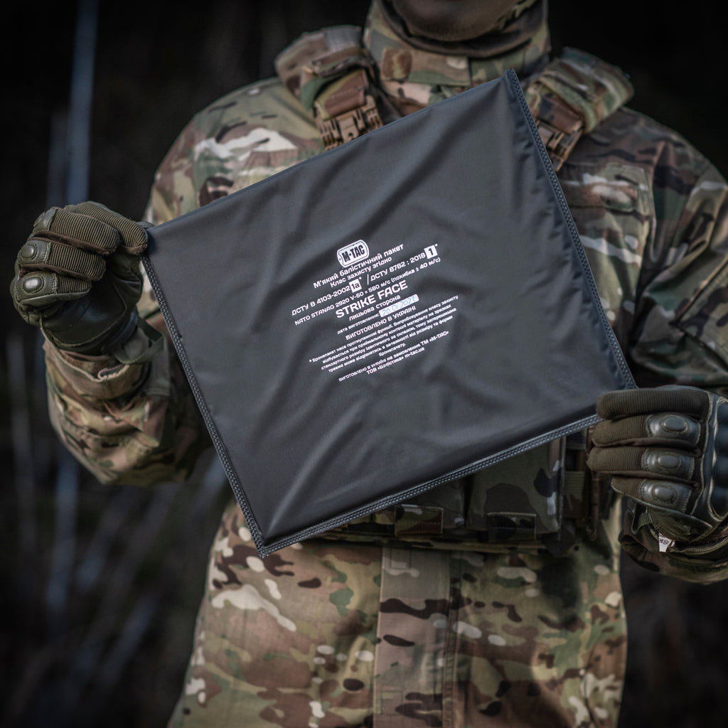 M-Tac балістичний пакет 1А клас в килимок для сидіння з ременем ARMOR