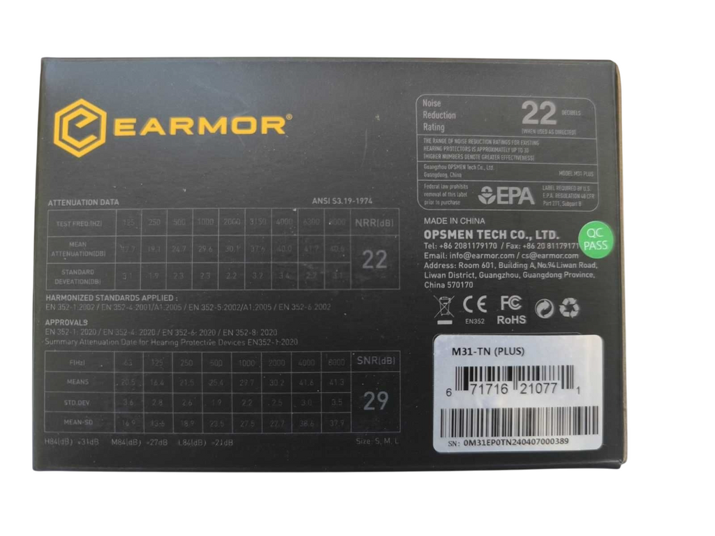 Тактичні навушники EARMOR M31 PLUS Койот