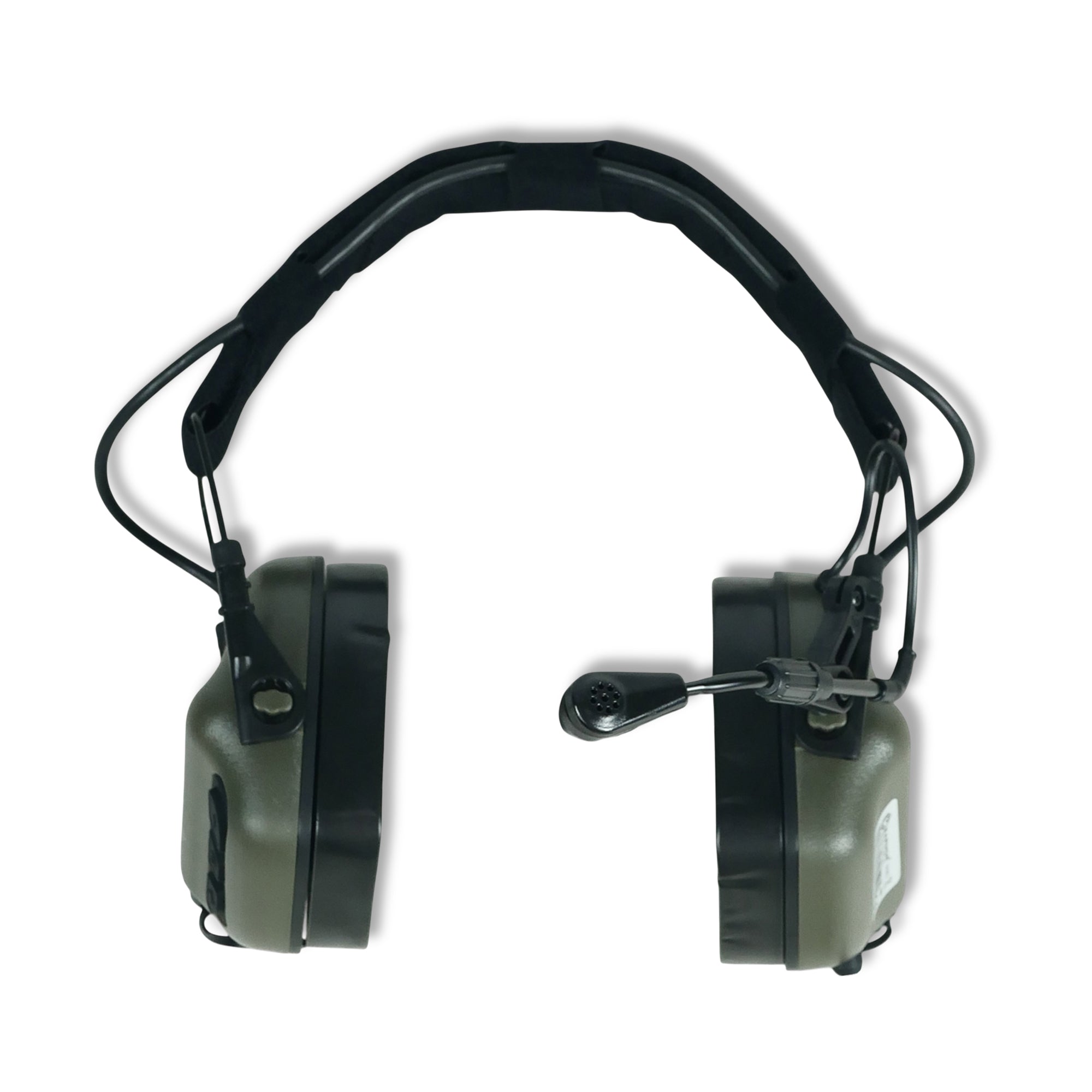 Навушники активні з гарнітурою Earmor M32X PLUS, олива
