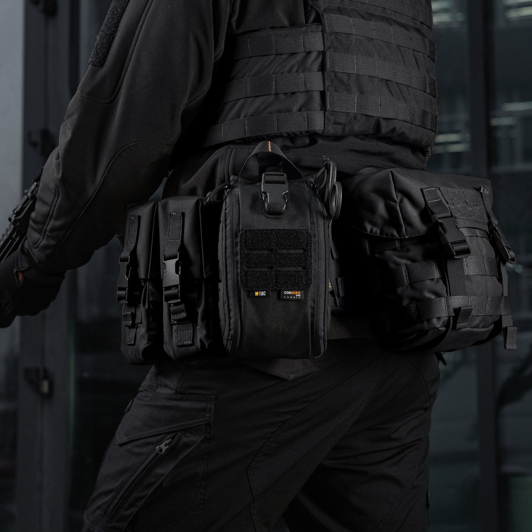 M-Tac підсумок медичний Elite Rip Off Gen.II Black