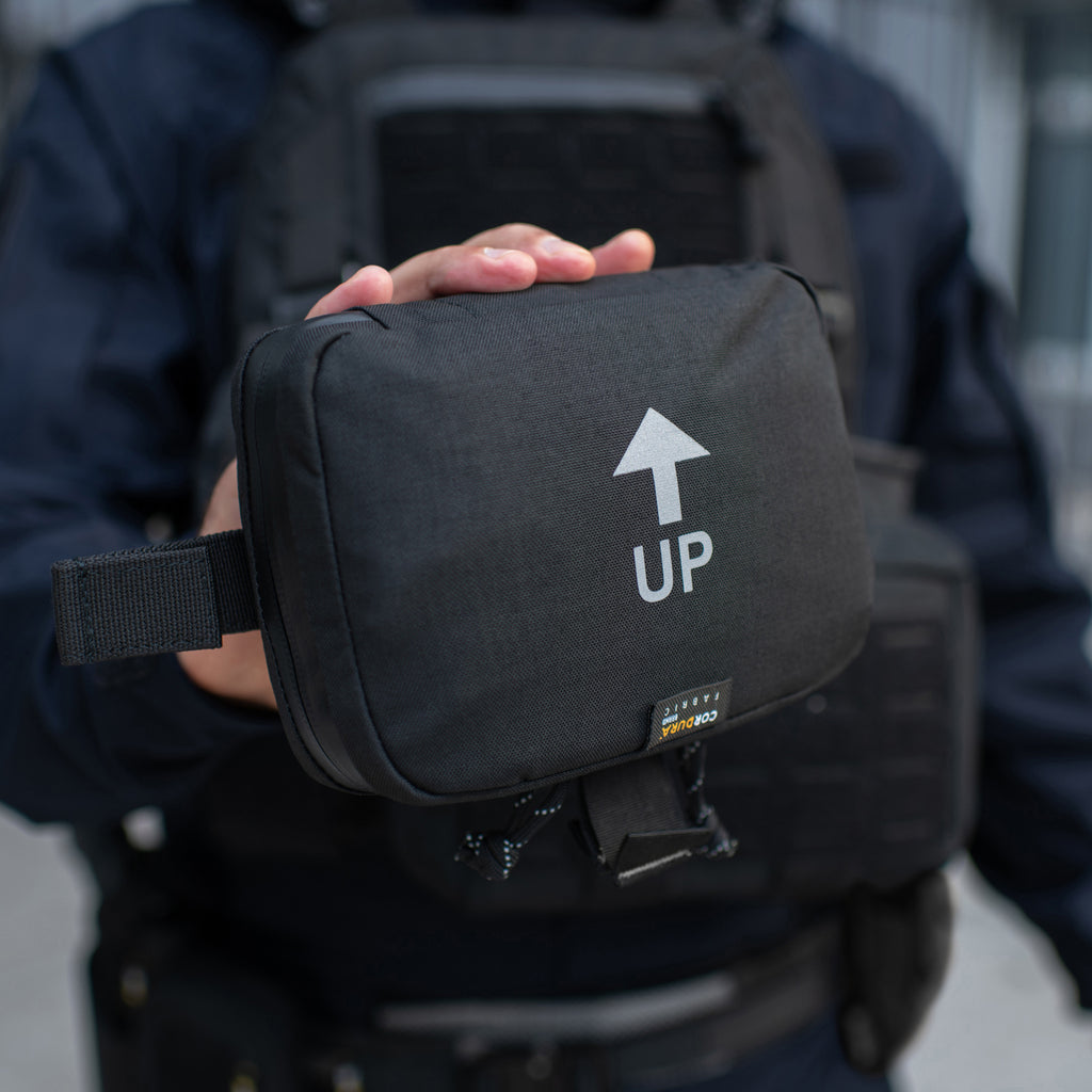 M-Tac підсумок медичний горизонтальний Large Elite Black