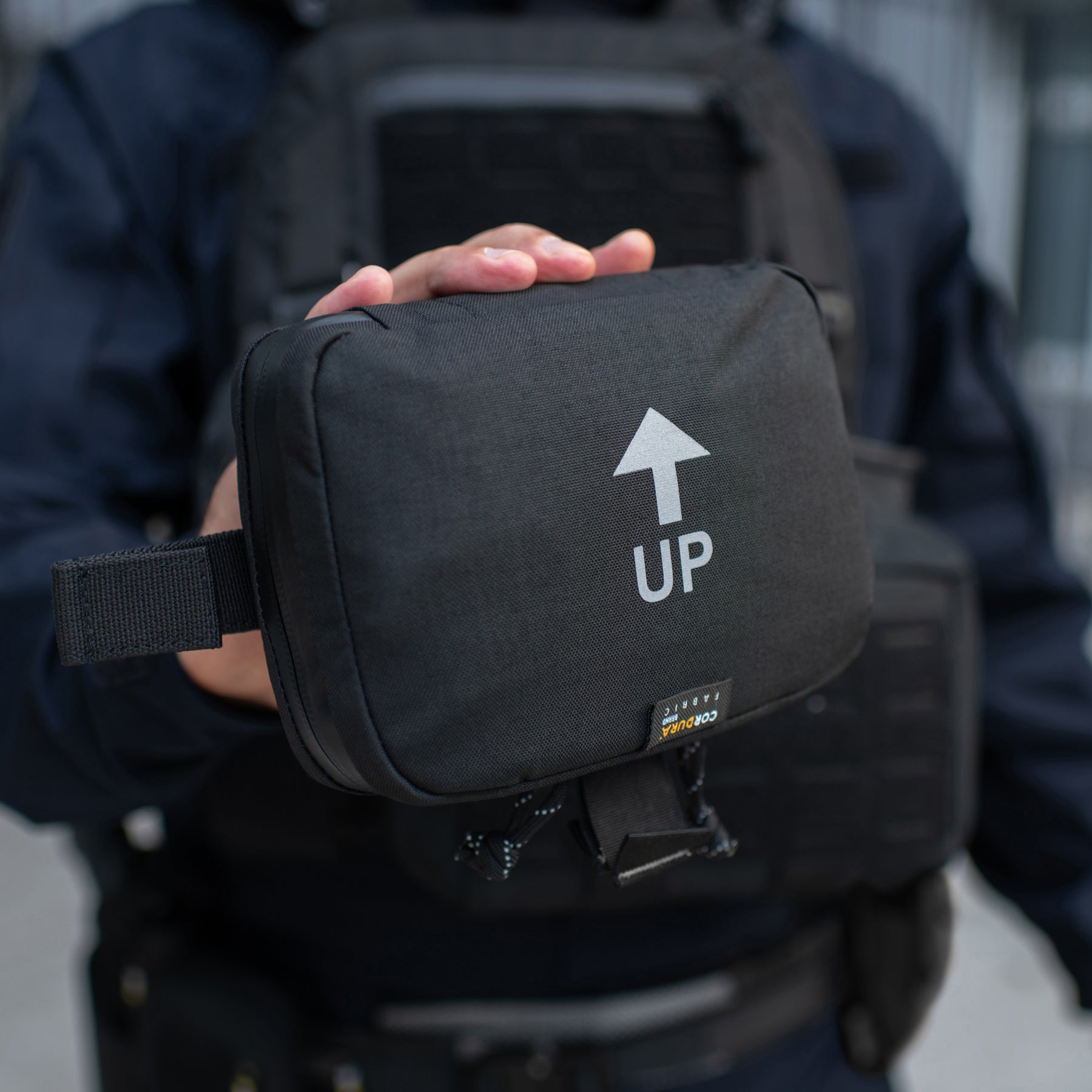 M-Tac підсумок медичний горизонтальний Large Elite Black