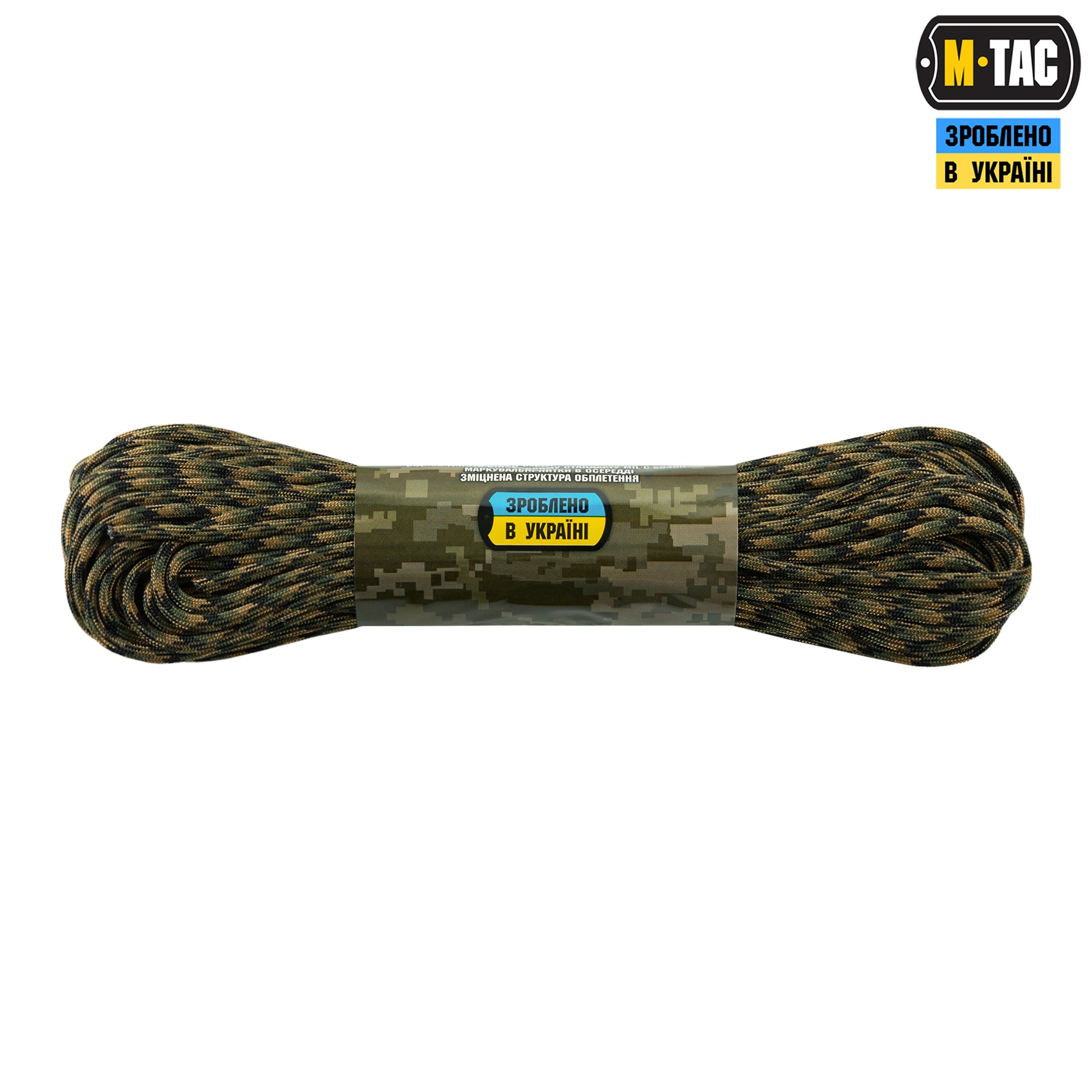M-Tac паракорд 550 mil-spec 30m Woodland Marpat