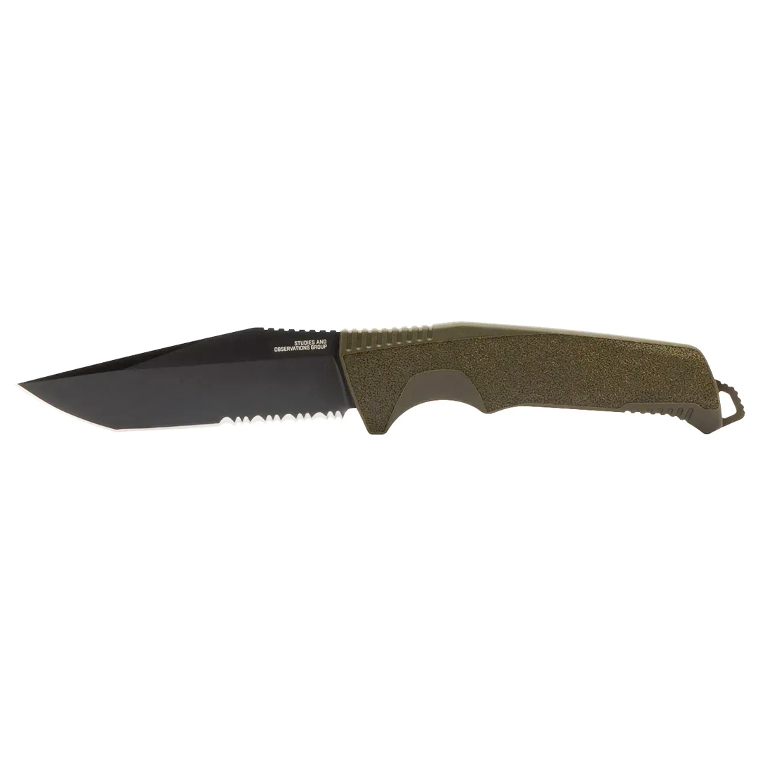 Ніж SOG Trident FX OD Green/Partaily Serrated