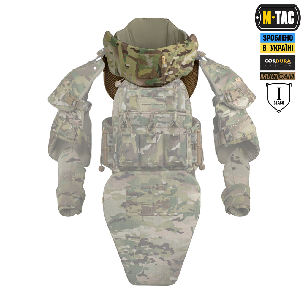M-Tac Горжет сумісний з активними навушниками 1 клас захисту Elite Multicam