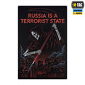 M-Tac банер russia is a terrorist state 900x1300 Black