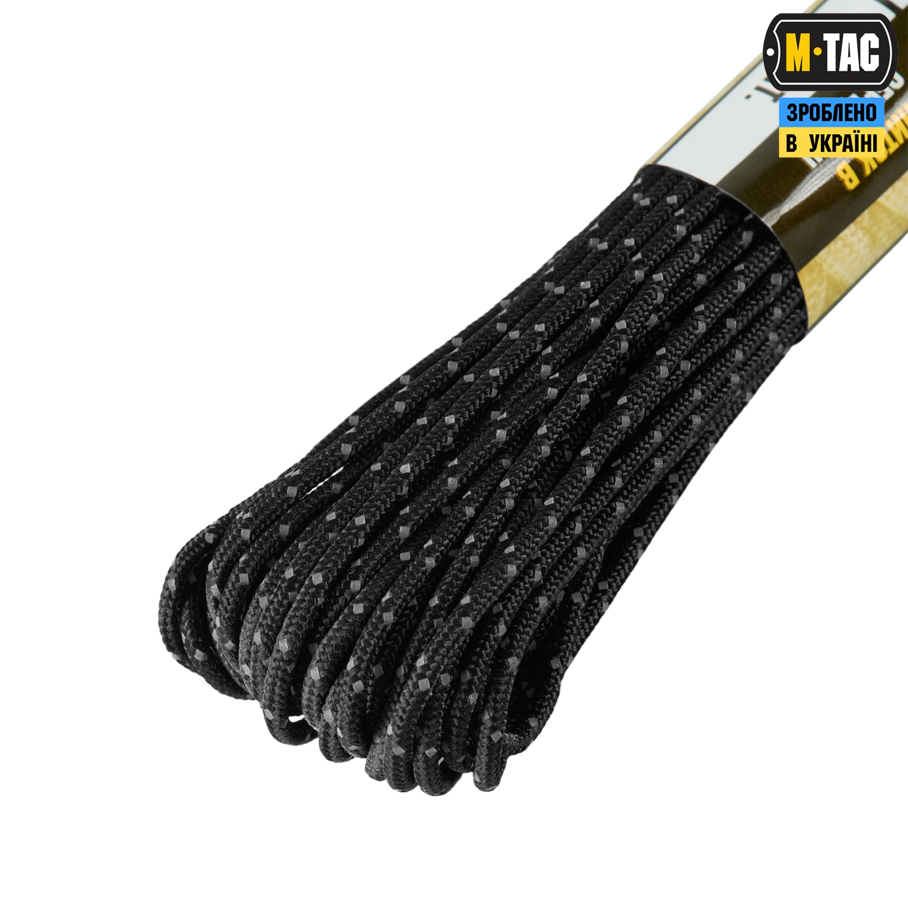 M-Tac паракорд Minicord Reflective Black 15м