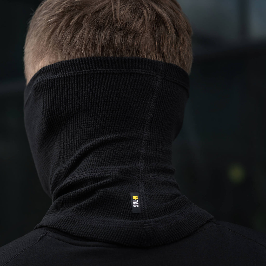 M-Tac шарф-труба анатомічний мікрофліс ріп-стоп Black ()