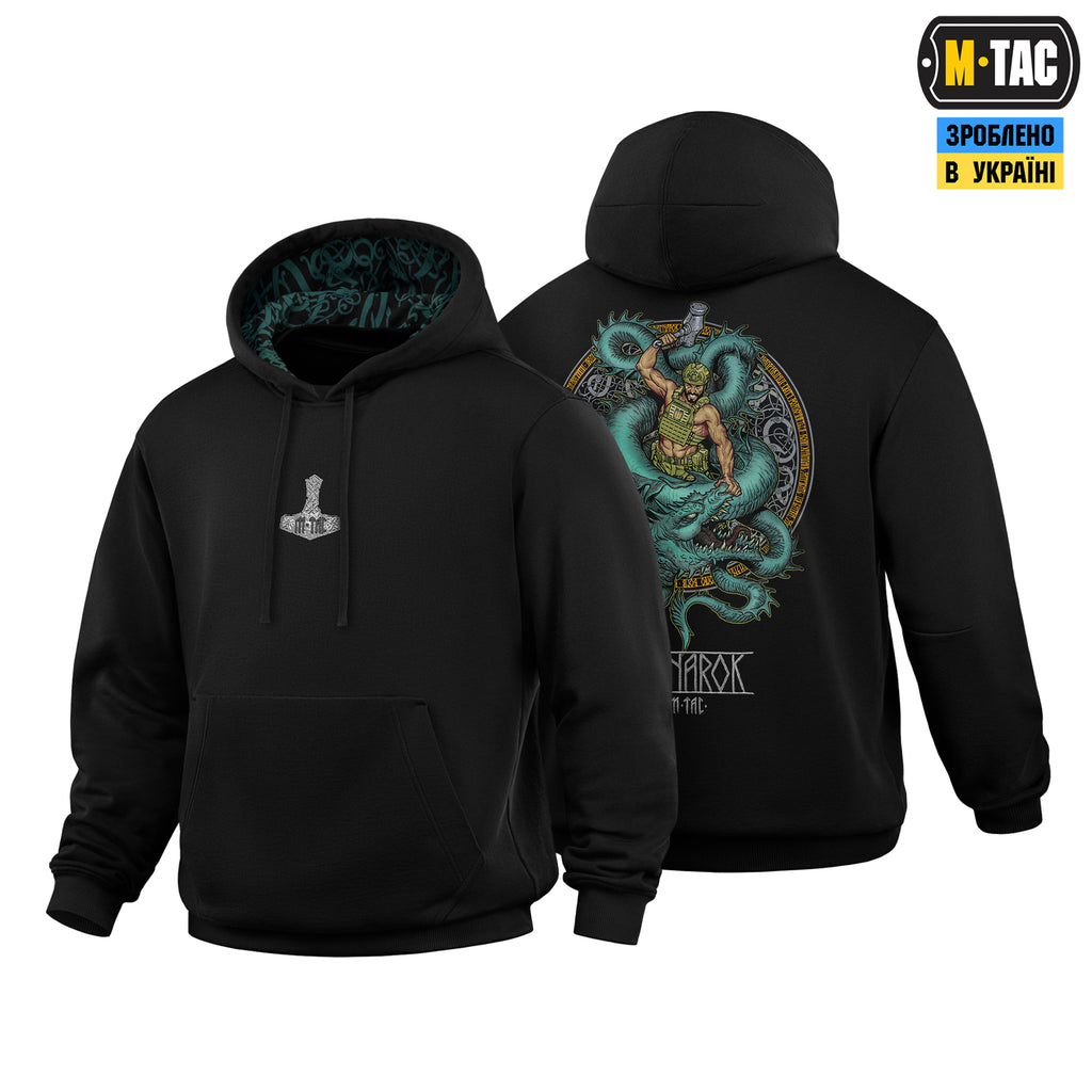 M-Tac кофта Hoodie Ragnarok Cotton Hard Black