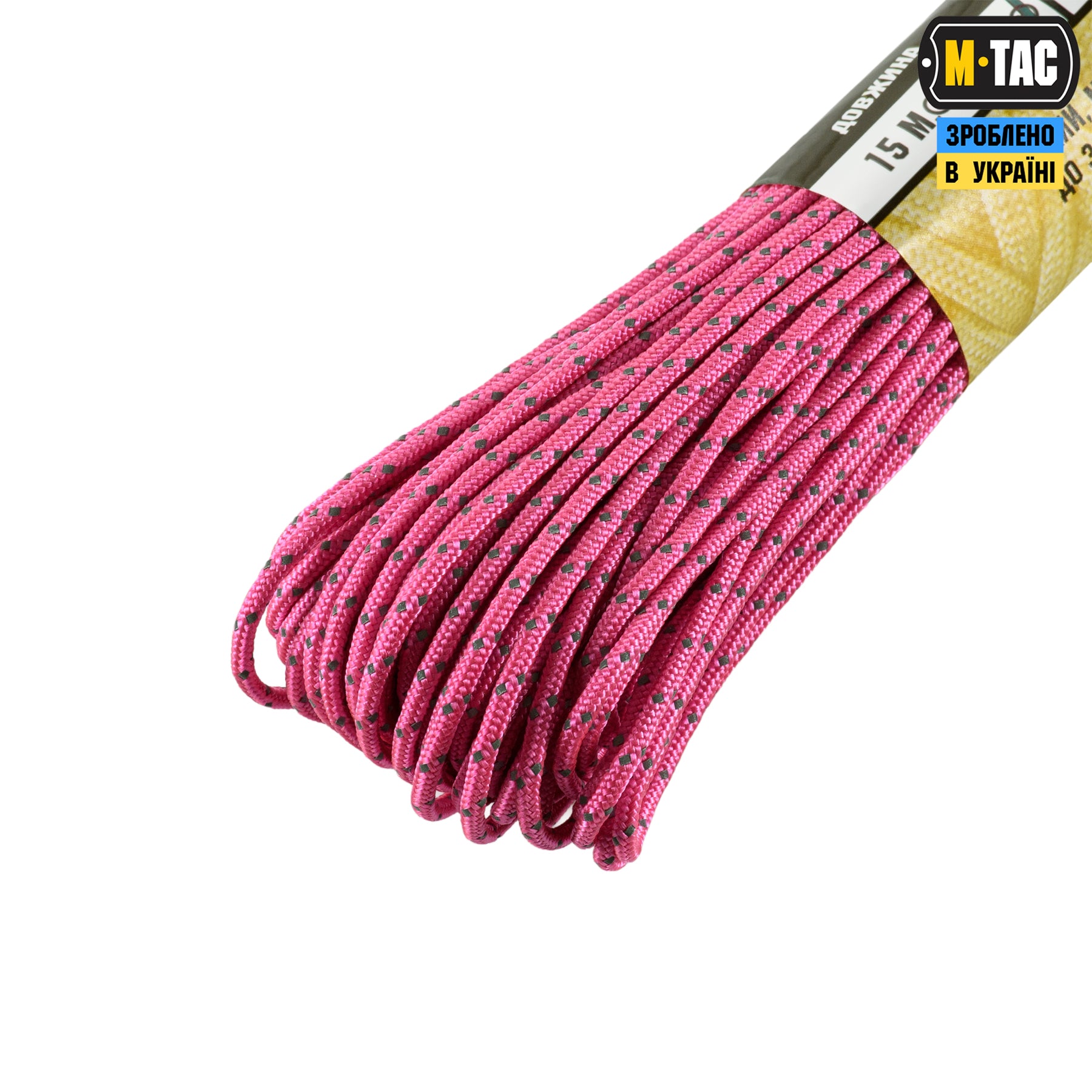 M-Tac паракорд Minicord Reflective Neon Pink 30м