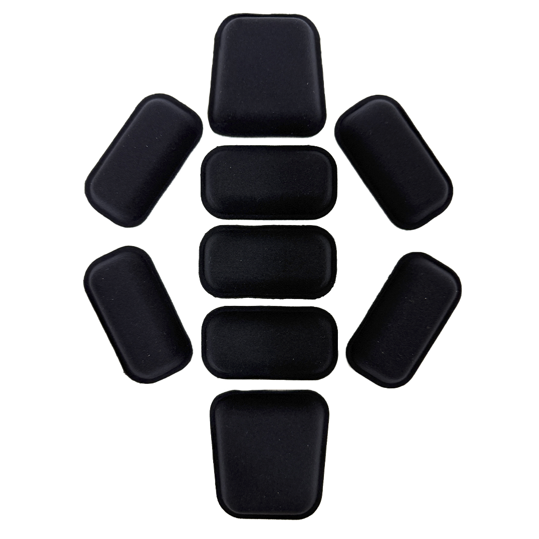 Набір подушок для кевларової каски Sestan-Busch Pad Set Kit For Ballistic Helmet (Size 3/4'') | Black