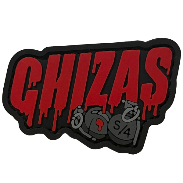 ПВХ патч «CHIZAS» червоний