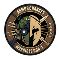 ПВХ патч «ARMOR CHANGES» койот