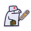 Патч Флорк Медик Білий
