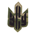 Патч LC ЗСУ Герб Multicam/Чорний