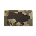 Патч/Липучка Camotec UA Піксель/Олива
