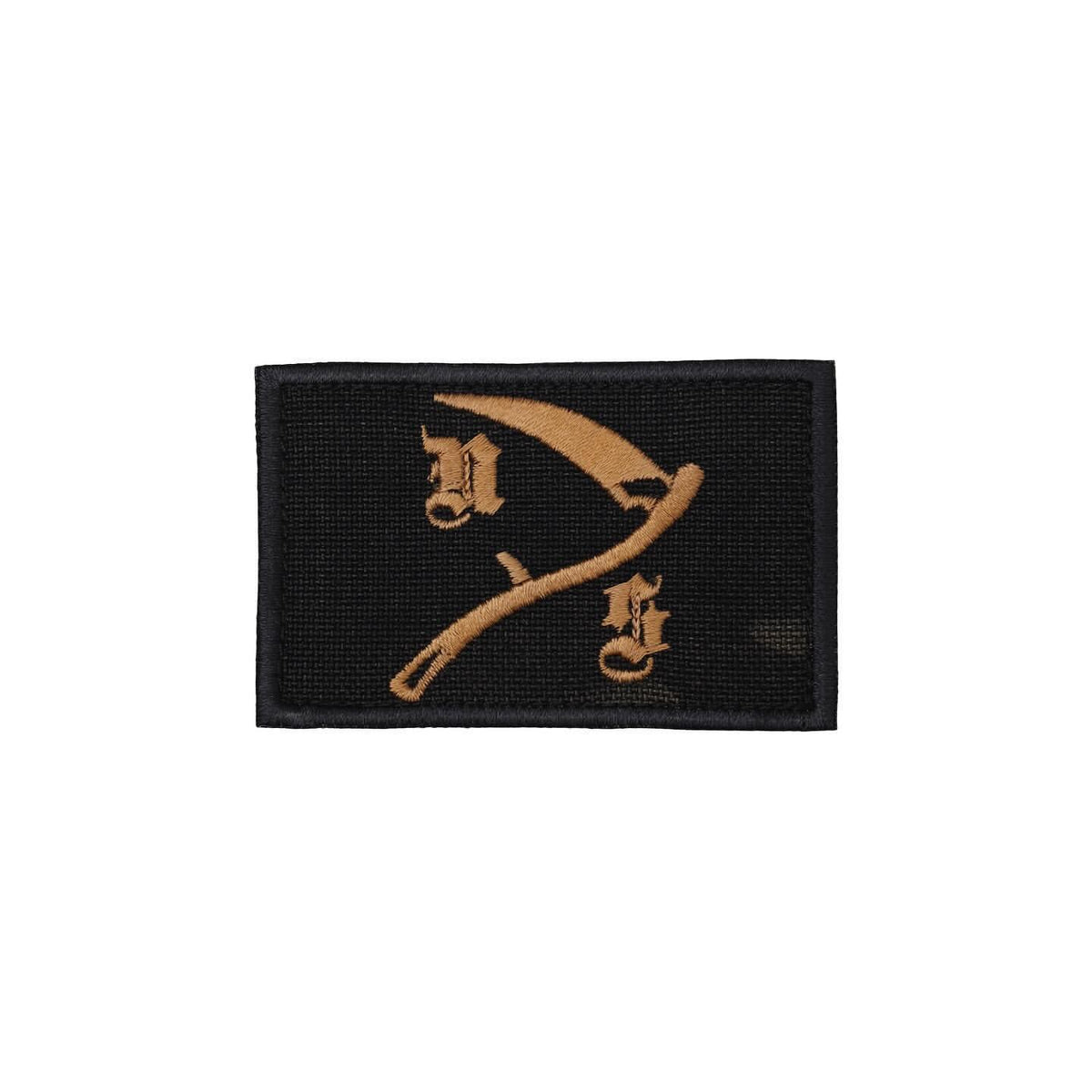 Вишитий патч «NS Multicam Black and Gold»