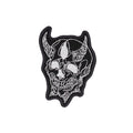 Вишитий патч «NS Skull white»