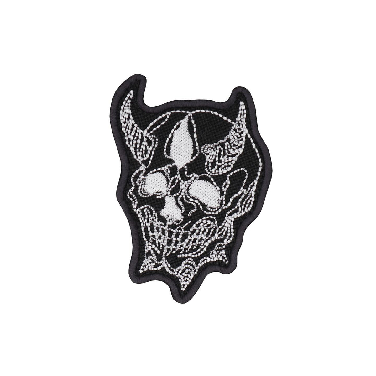 Вишитий патч «NS Skull white»
