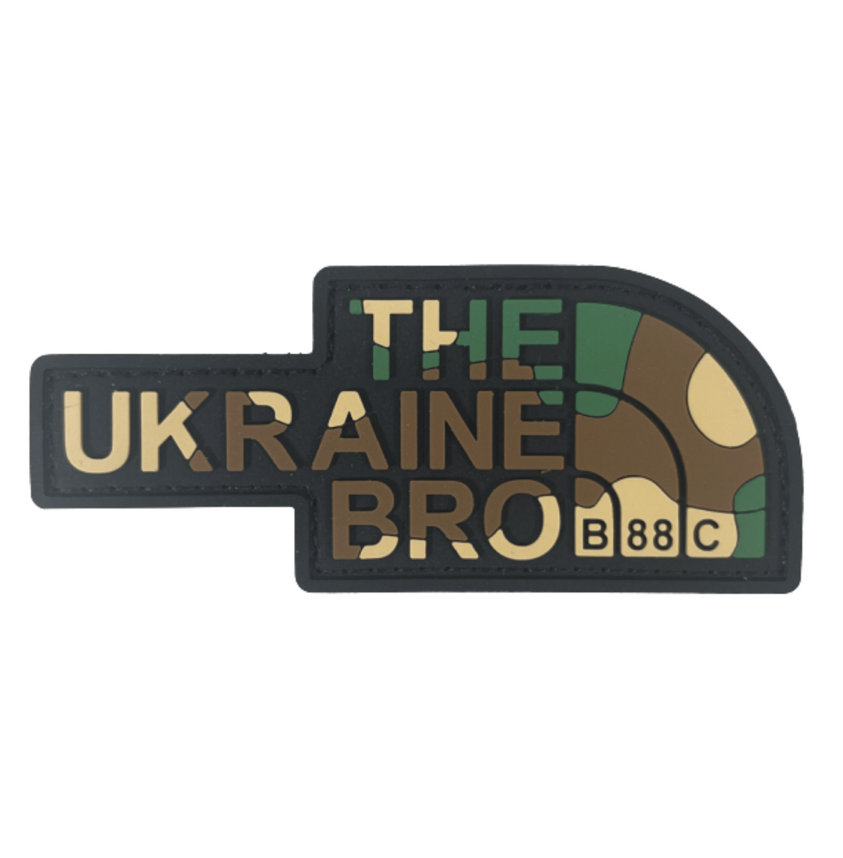 ПВХ патч "THE UKRAINE BRO" (THE UB) woodland