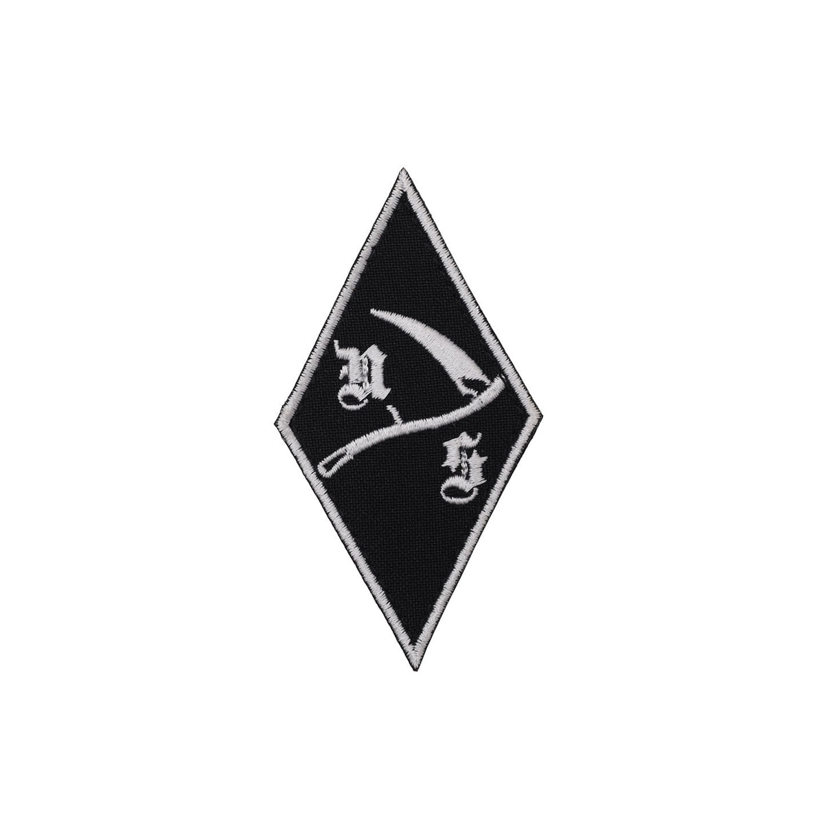 Вишитий патч «White Scythe»