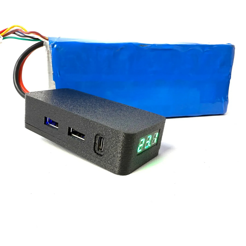 Перехідник блок живлення для заряджання телефона від fpv батареї 2 USB + 1 TYPE - C виходи Kiborg