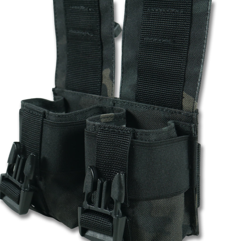 Підсумок під 2 гранати Kiborg GU Double Mag Pouch (Чорний мультикам)