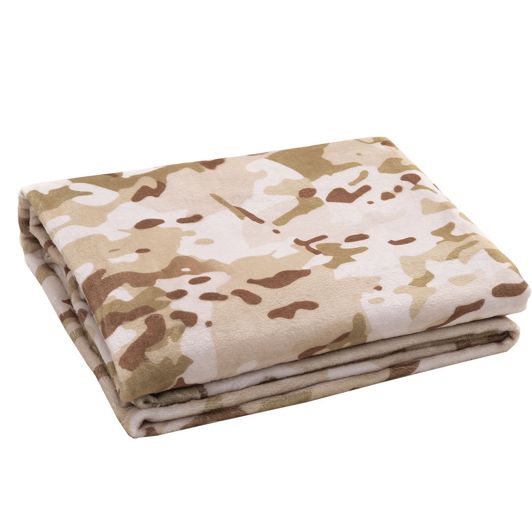 Ковдра флісова Norby Group, 160х180 см. Multicam Arid