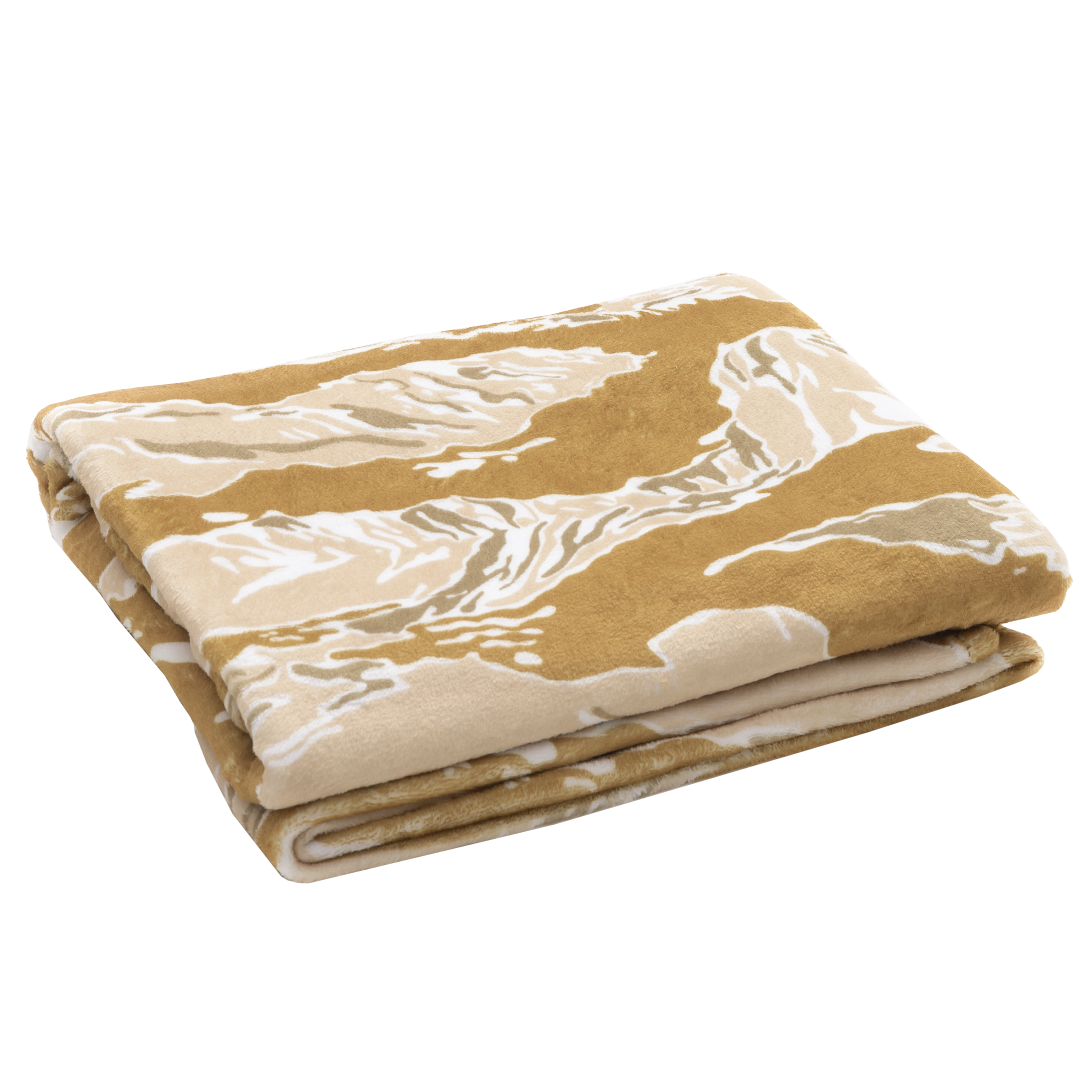 Ковдра флісова Norby Group, 160х180 см. Tigerstripe Desert