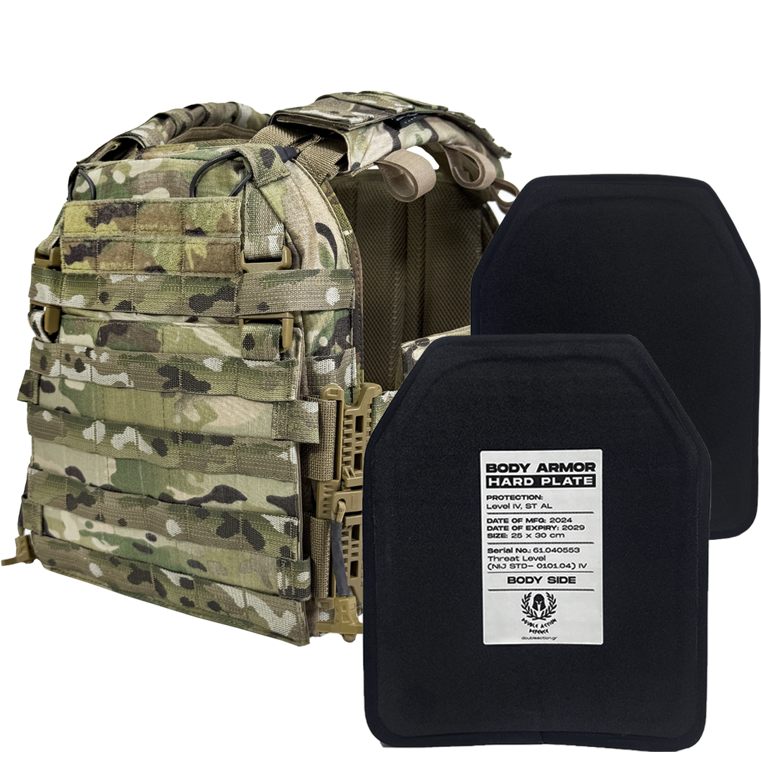 Плитоноска Архангел 6 класу з боковим захистом multicam usa