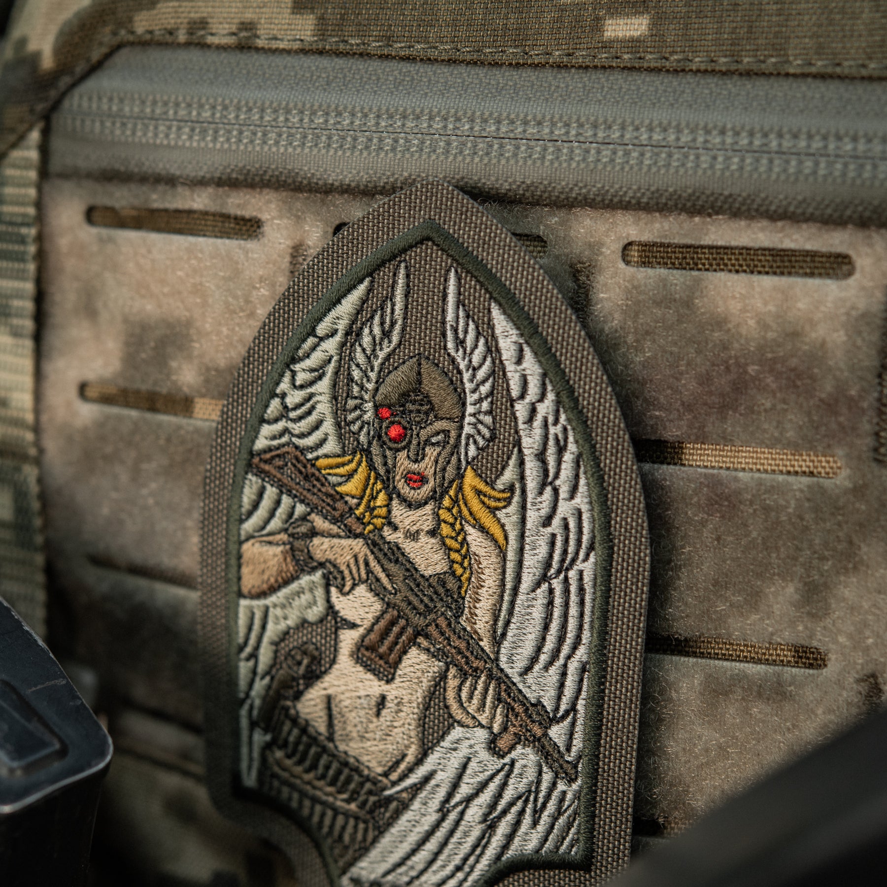 M-Tac нашивка Valkyrie (вишивка) Ranger Green