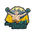 ПВХ патч "DON'T PUSH THE HORSES"