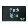 ПВХ патч "FUCK YOU" тіффані
