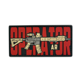 ПВХ патч «OPERATOR AR» red