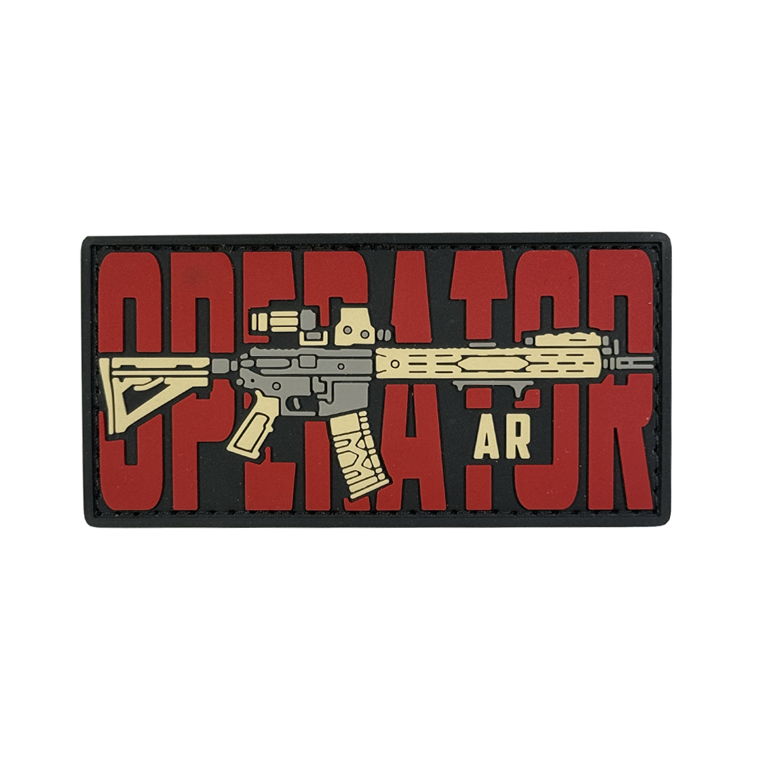 ПВХ патч «OPERATOR AR» red